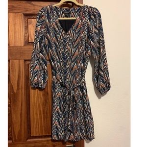 Liverpool Patterned Longsleeve Dress